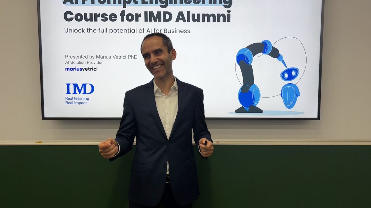 Marius Vetrici Ai Consultant AI Leaders Online Course